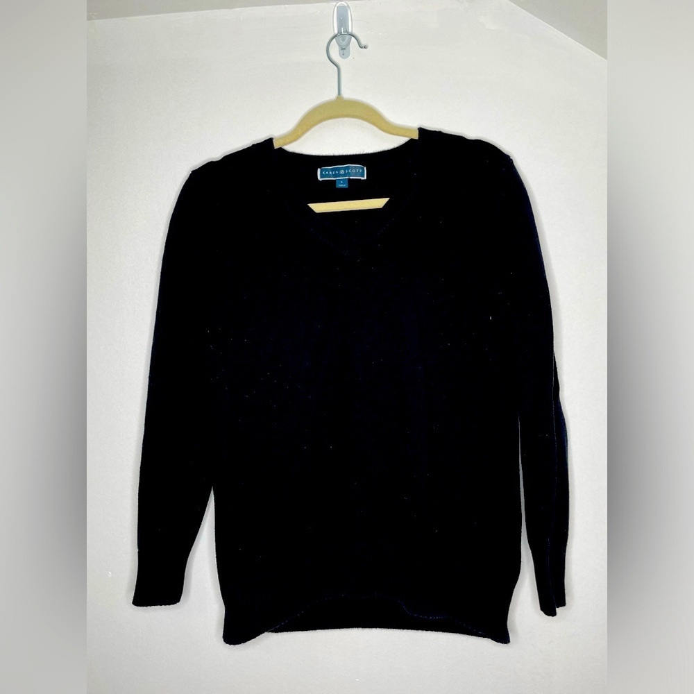 Karen Scott v-neck sweater